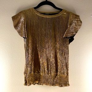 Gold party top